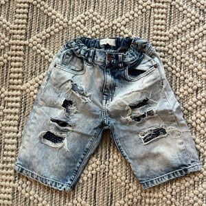 ZARA Boys Distressed Jean  Shorts